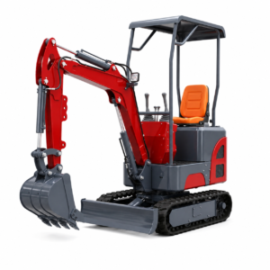 Mini Excavator Red